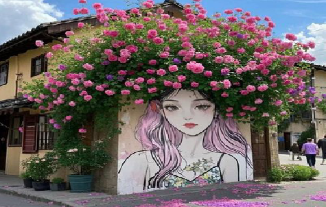 香格里拉怎么设计网红打卡墙绘