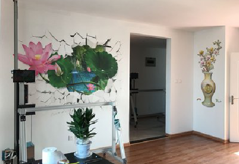 香格里拉墙体彩绘相比墙纸的优势。