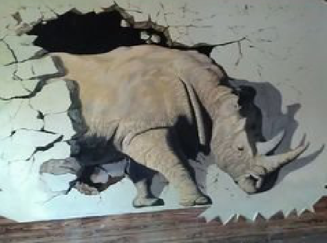 香格里拉在墙绘中，如何绘制3D效果？