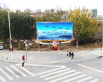 香格里拉户外大屏广告投放要点。